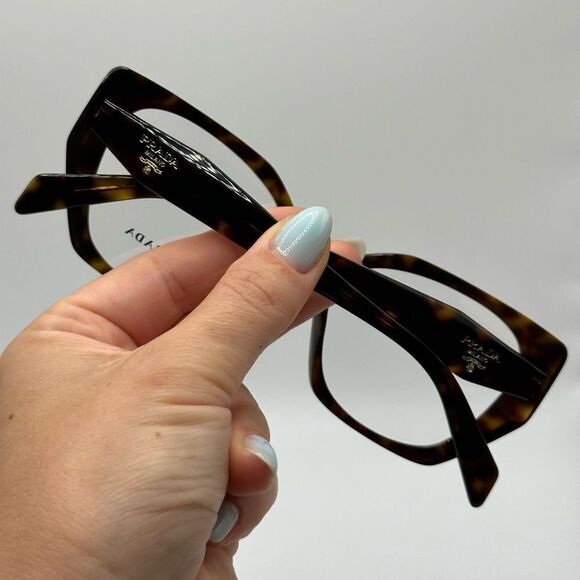 PRADA Eyeglasses PR18WV 2AU101 Tortoise Demo Lens Women NEW - Picture 10 of 12